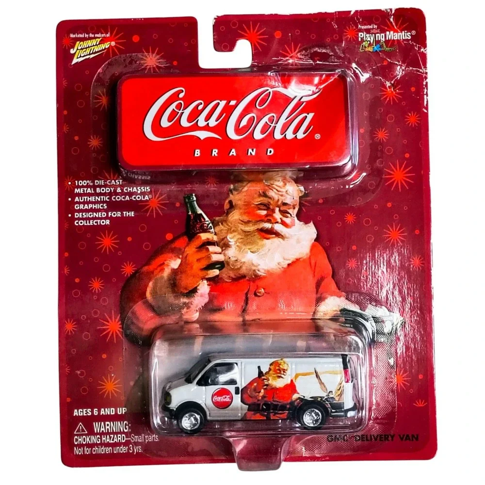 2003 Johnny Lightning Coca-Cola Santa Series GMC Delivery Van 1:64